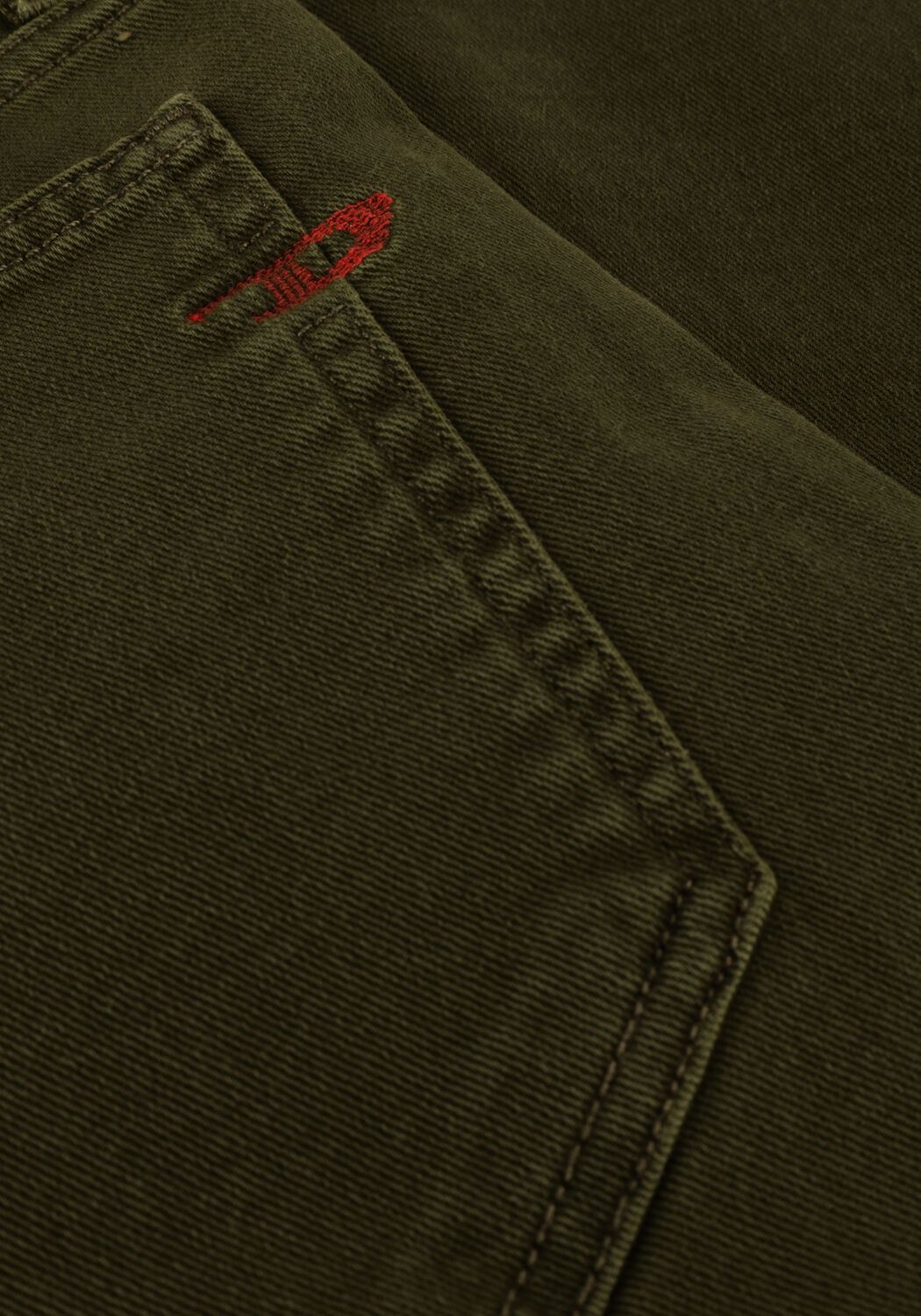 Donkergroene DIESEL Slim fit jeans 2019 D-STRUKT - large