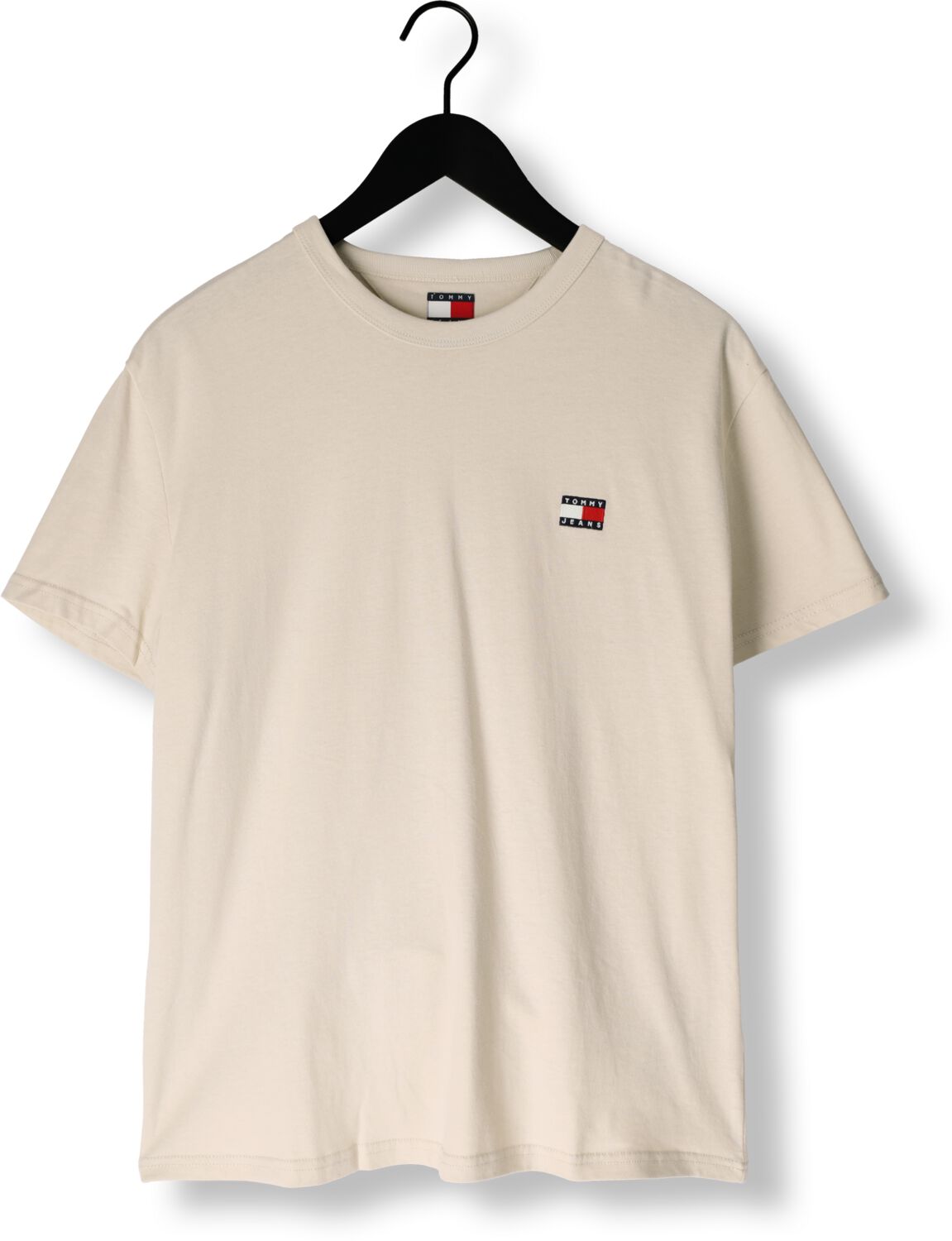 TOMMY JEANS Heren Polo's & T-shirts Tjm Reg Badge Tee Ext Beige