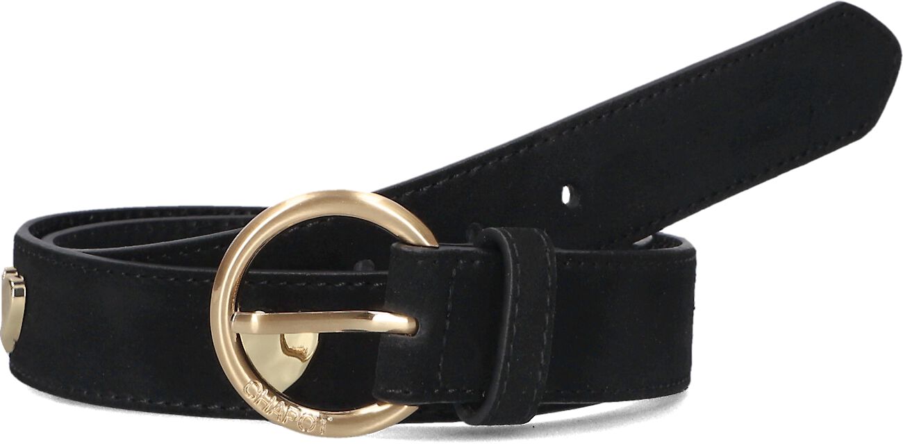 FABIENNE CHAPOT Dames Riemen Hammered Heart Belt Zwart