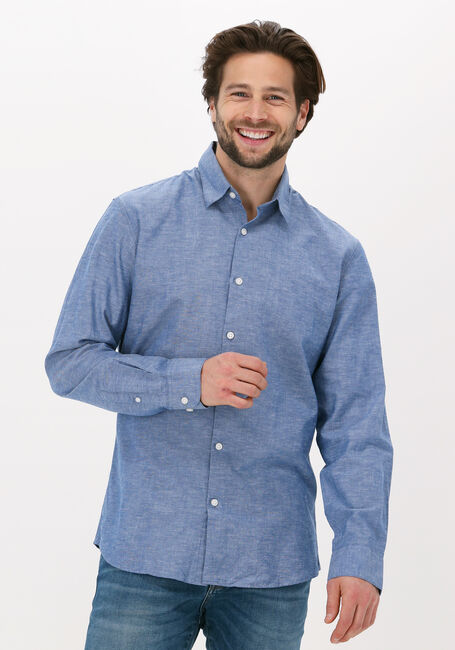 Lichtblauwe SELECTED HOMME Casual overhemd SLHSLIM-SUN SHIRT LS NOOS - large
