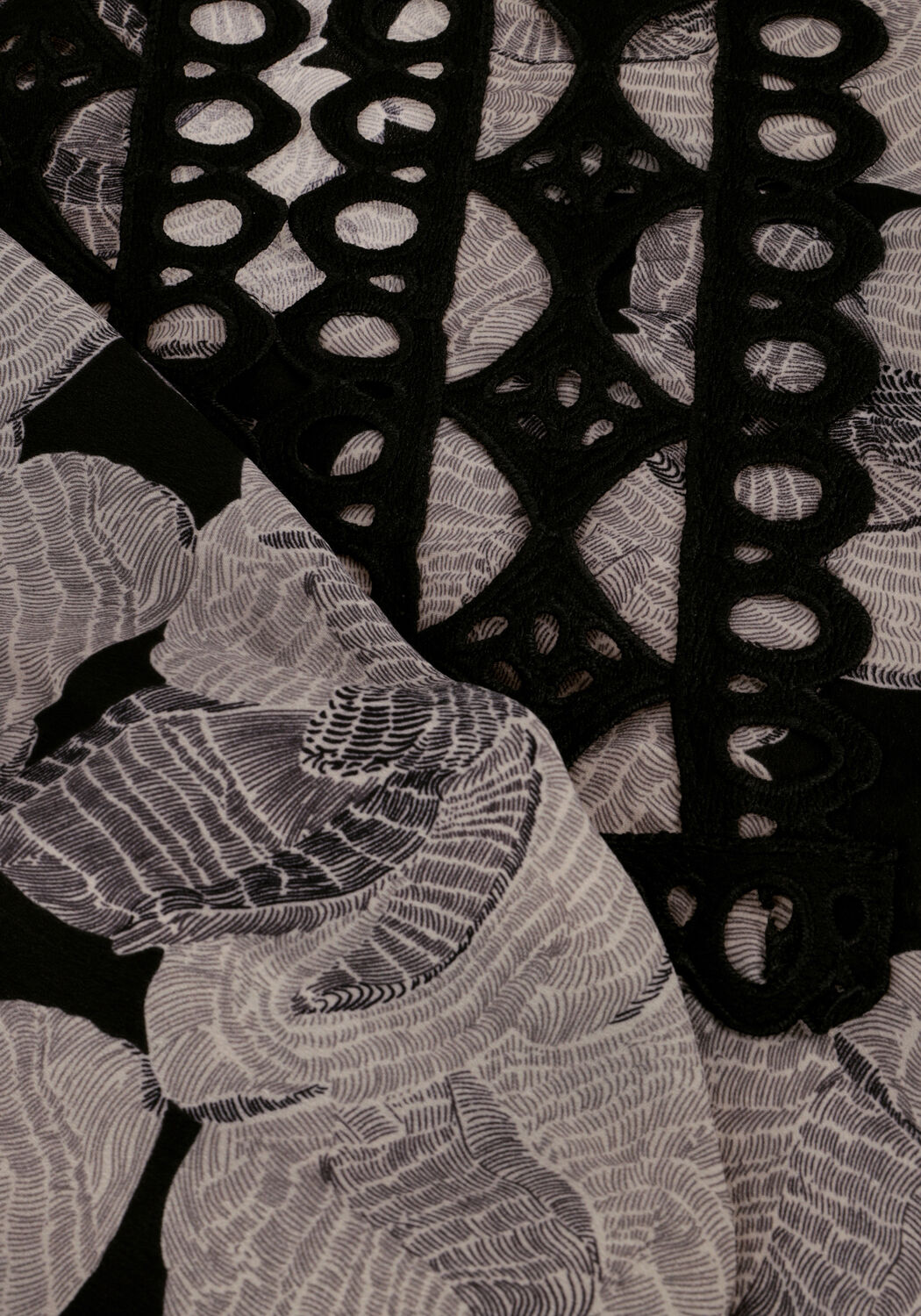 Zwarte JANSEN AMSTERDAM Blouses GF159 BLOUSE AVALON - large