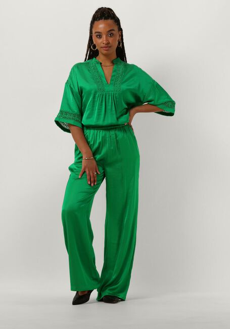 Groene NUKUS Wijde broek GRACE PANTS Groene NUKUS Wijde broek GRACE PANTS - large