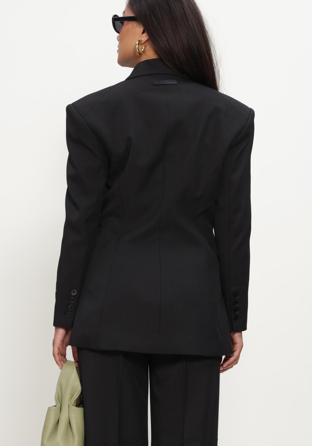 Zwarte HAUTE L'AMITI&Eacute; Blazers PREMIERE WAIST FIT BLAZER - large