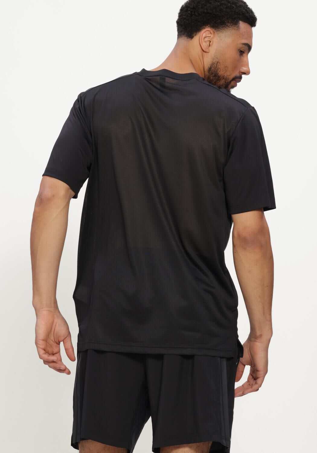 Zwarte ADIDAS Sportshirts TECHESS 3S TEE - large