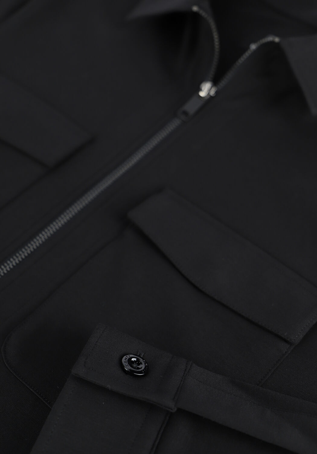 Zwarte GENTI Overshirt S4127-1967 - large