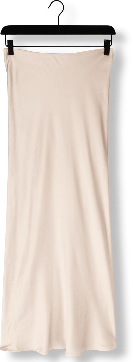 NOTRE-V Dames Rokken Satin Long Skirt Ecru