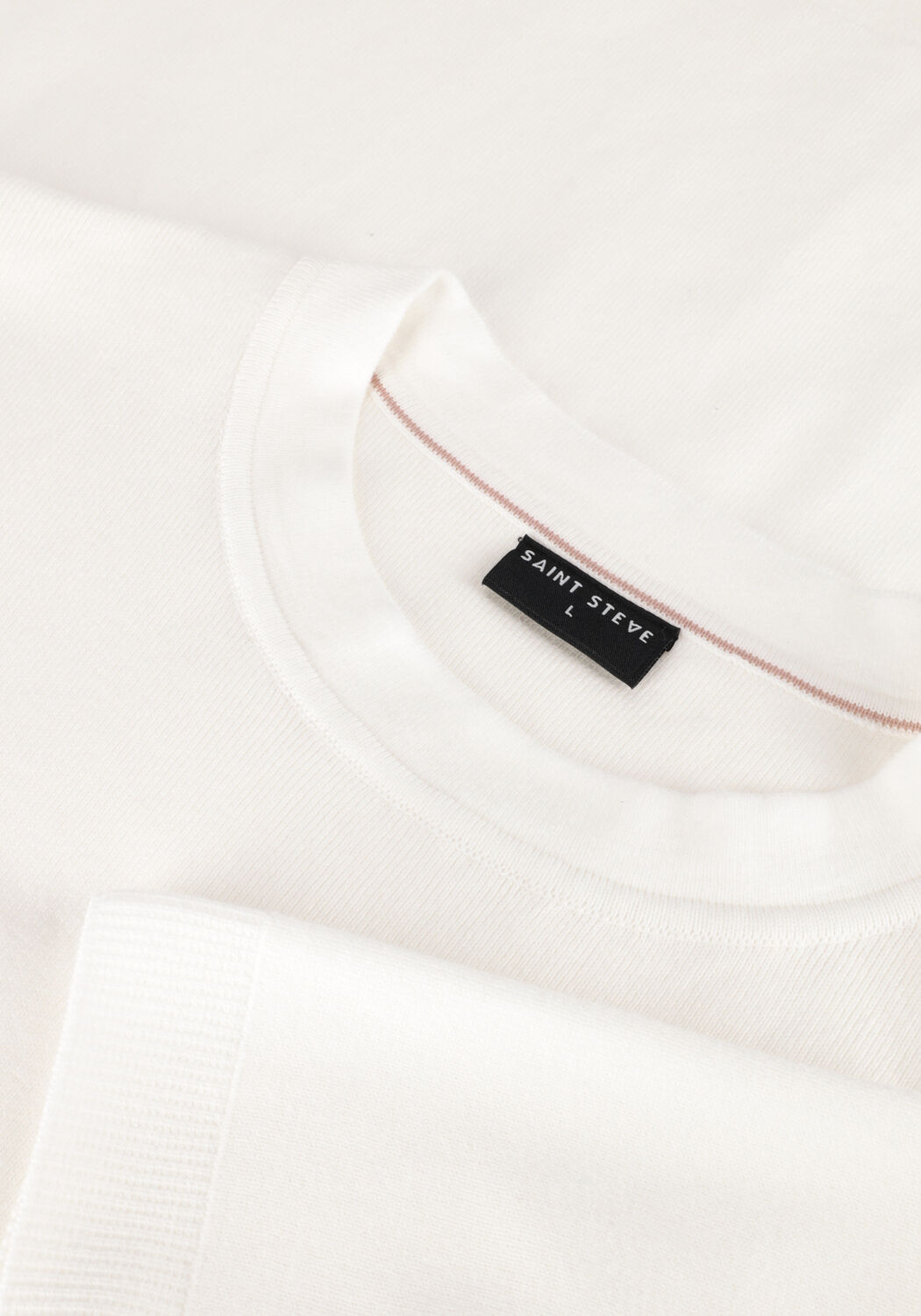 Witte SAINT STEVE T-shirt TJEERD - large