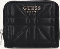 Zwarte GUESS Portemonnee ASSIA SLG SMALL ZIP AROUND - medium