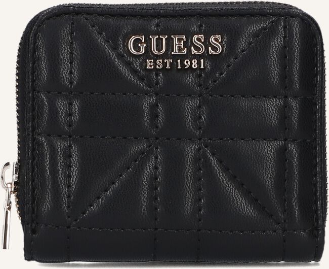 Zwarte GUESS Portemonnee ASSIA SLG SMALL ZIP AROUND Zwarte GUESS Portemonnee ASSIA SLG SMALL ZIP AROUND - large