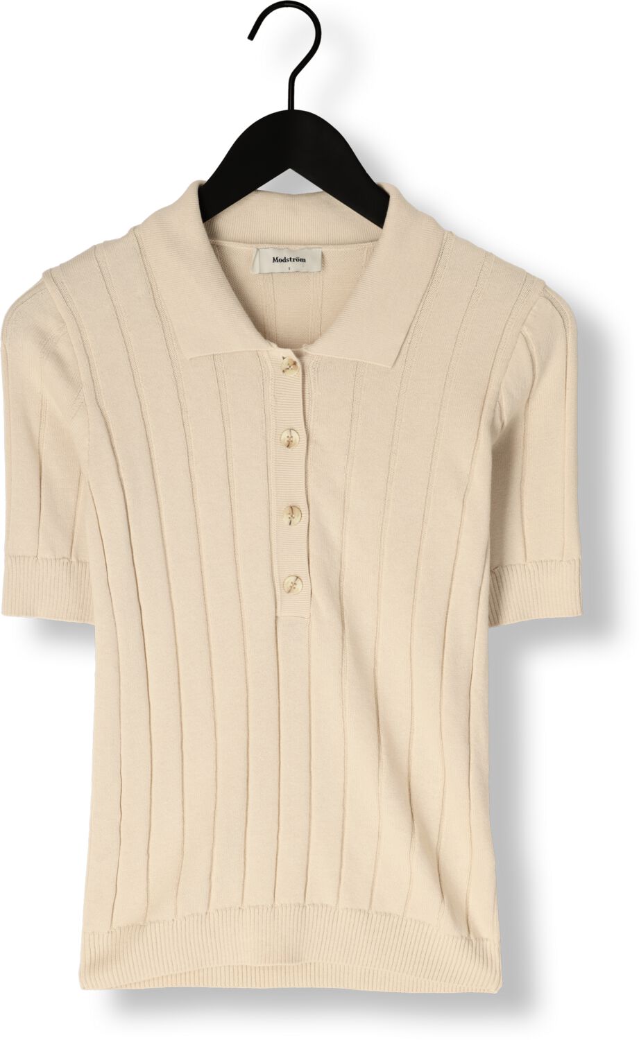 MODSTRÖM Modström Dames Tops & T-shirts Toniamd Ss Polo Beige