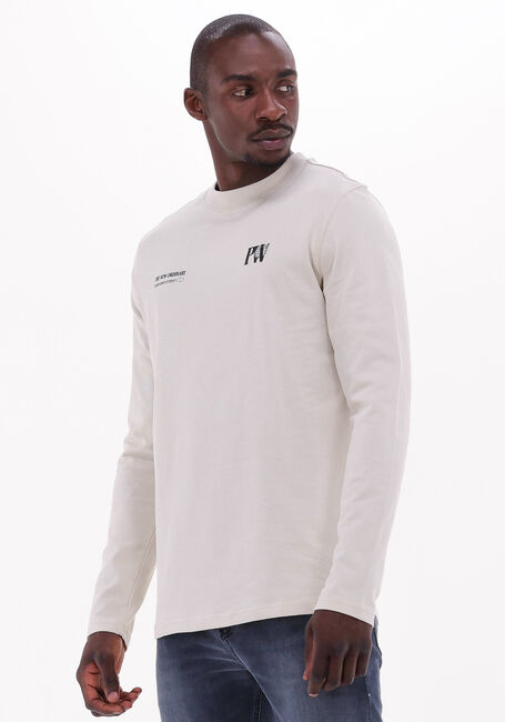Gebroken wit PUREWHITE Longsleeves CREWNECK JERSEY LONG SLEEVE WITH GRAPHIC PRINTS - large