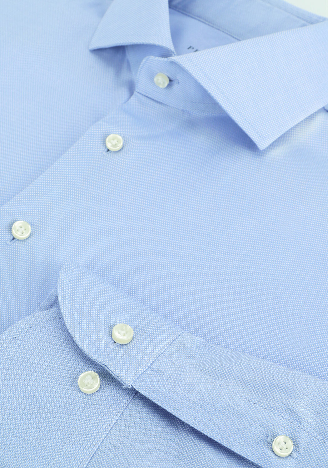 Lichtblauwe PROFUOMO Klassiek overhemd HUNDON - large