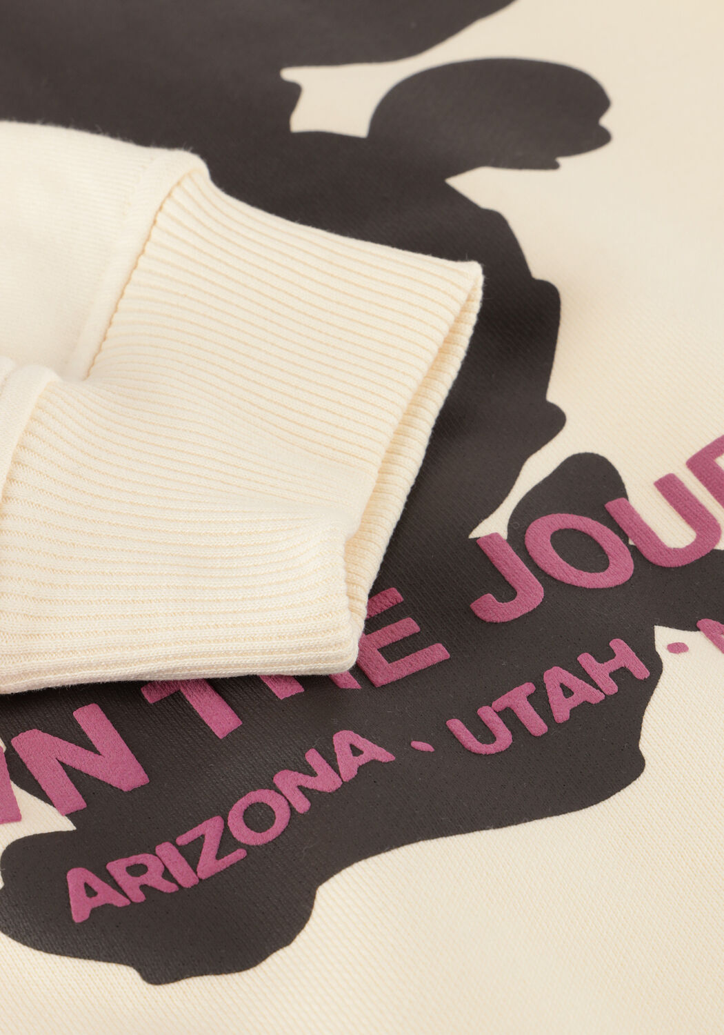 Gebroken wit PURE PATH Sweater LOOSE FIT HOODIE LS SWEATERS - large