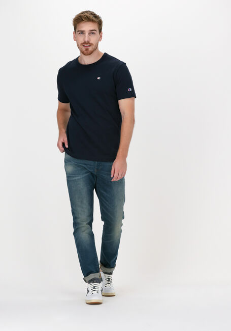 Donkerblauwe CHAMPION T-shirt SMALL C LOGO T-SHIRT - large