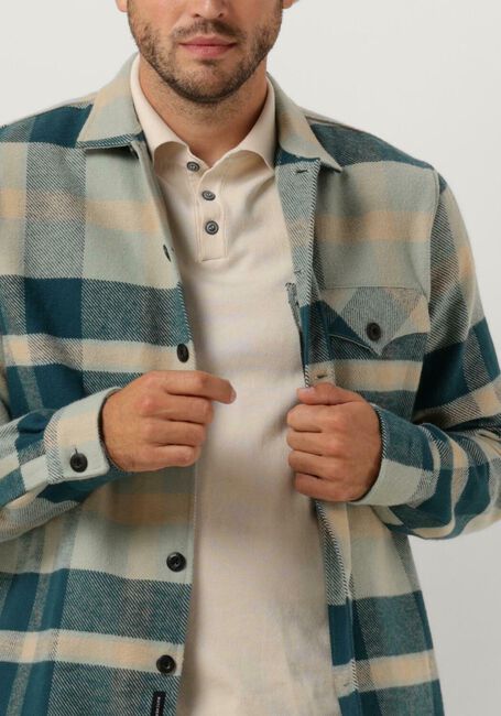 Groene BUTCHER OF BLUE Overshirt MARVIN CHECK OVERSHIRT - large