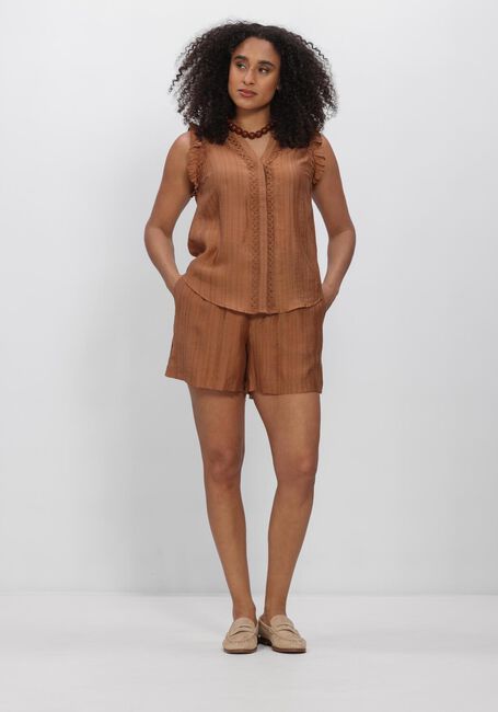 Bruine CO'COUTURE Korte broek REGGIECC SHORT - large