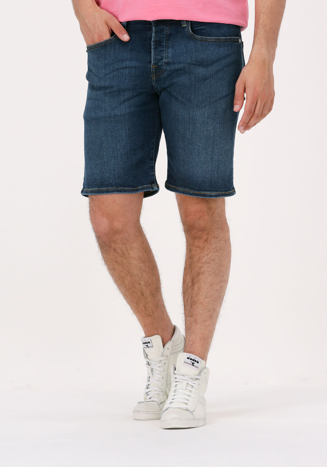 Mode Broeken Shorts lulu & rose Short blauw casual uitstraling 