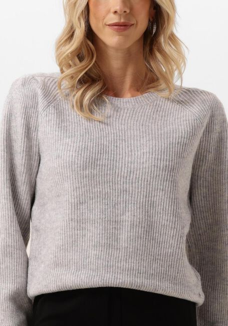 Grijze NUKUS Trui FANCY PULLOVER SLEEVE - large