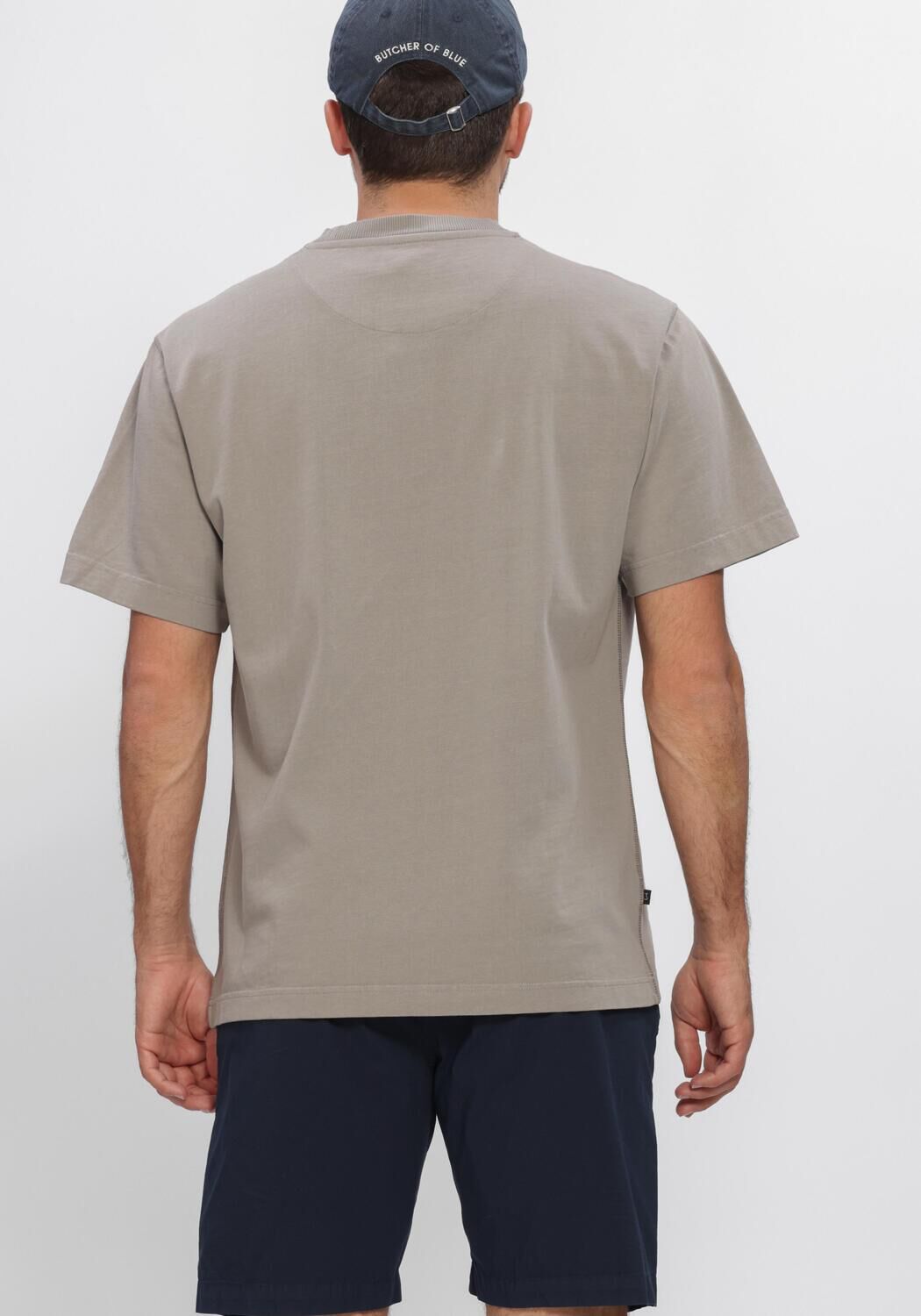 Grijze BUTCHER OF BLUE T-shirt ARMY LOOSE TEE - large