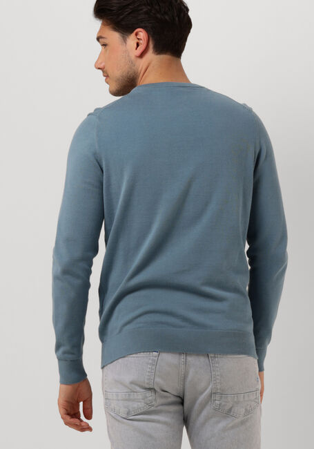 Blauwe LYLE & SCOTT T-shirt COTTON CREW NECK JUMPER - large