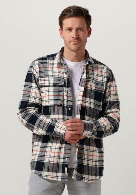 Donkerblauwe FORÉT Casual overhemd ALASKA SHIRT - large