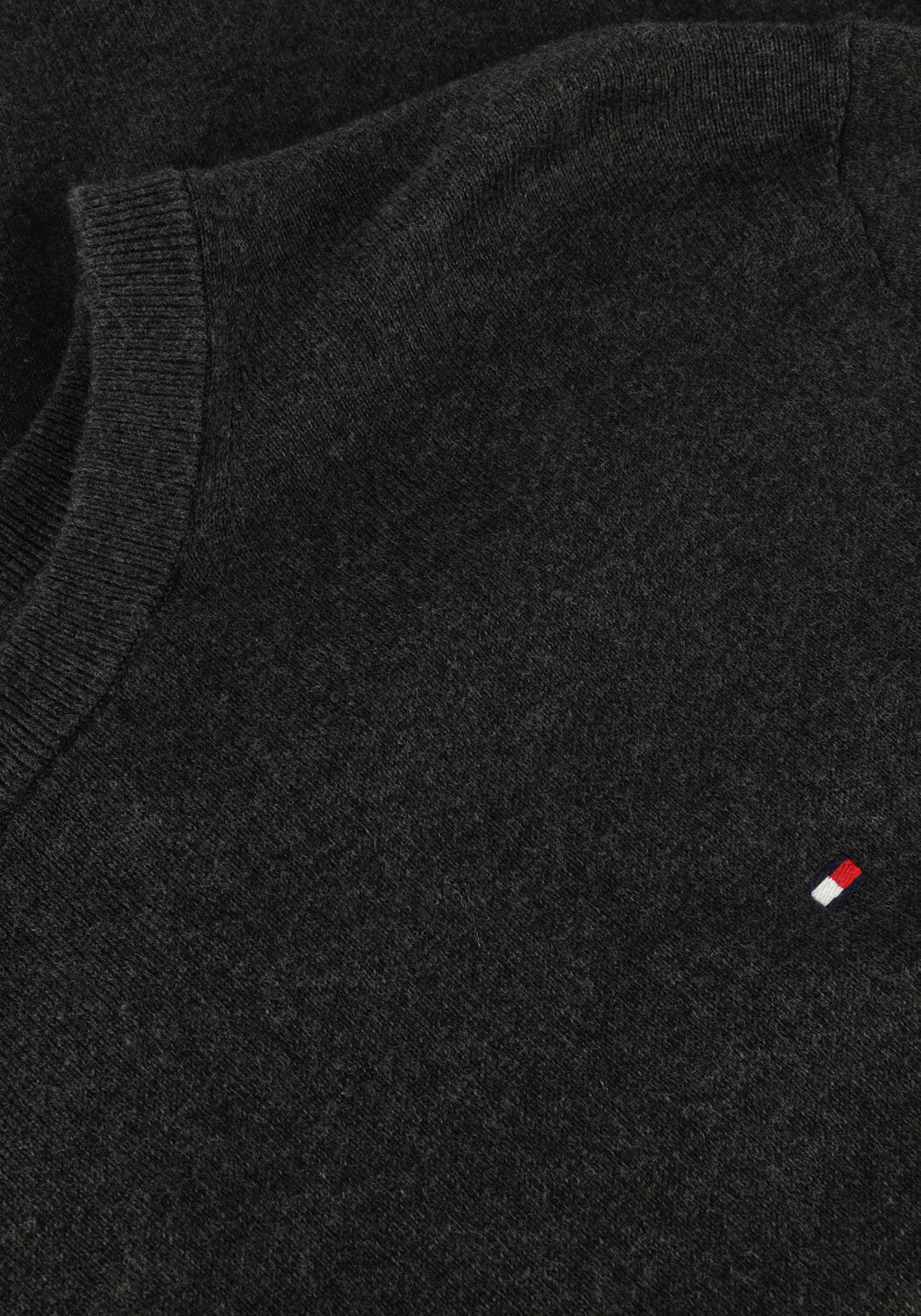 Donkergrijze TOMMY HILFIGER Trui PIMA ORG CTN CASHMERE CREW NECK - large