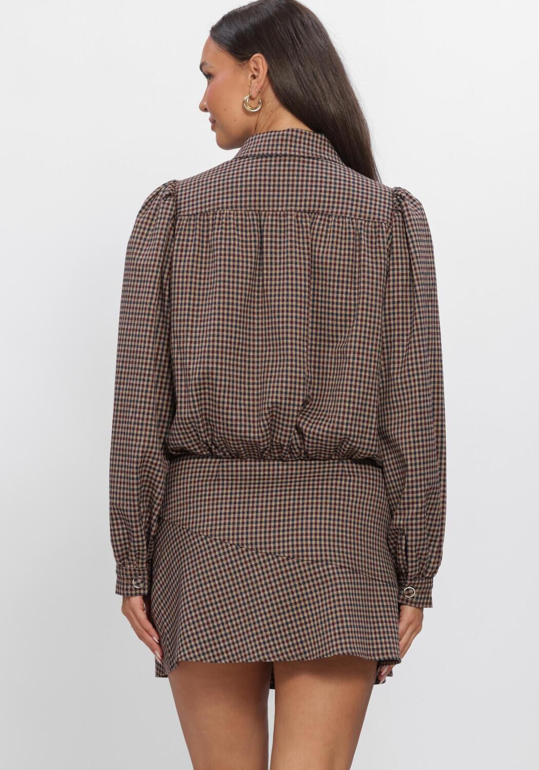 Bruine AAIKO Jack SANDY CHECK VIS 515 - large