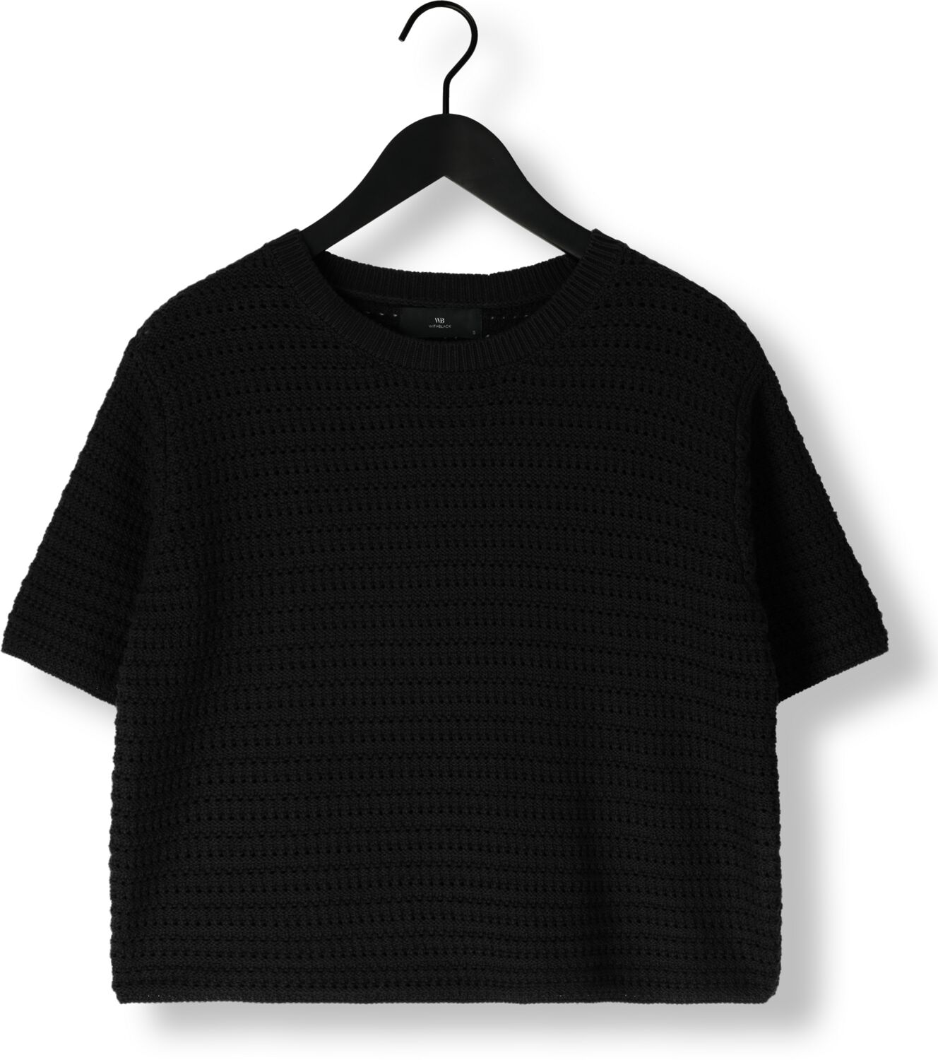 WITHBLACK Dames Tops & T-shirts Wblkindra Ss Tee Zwart