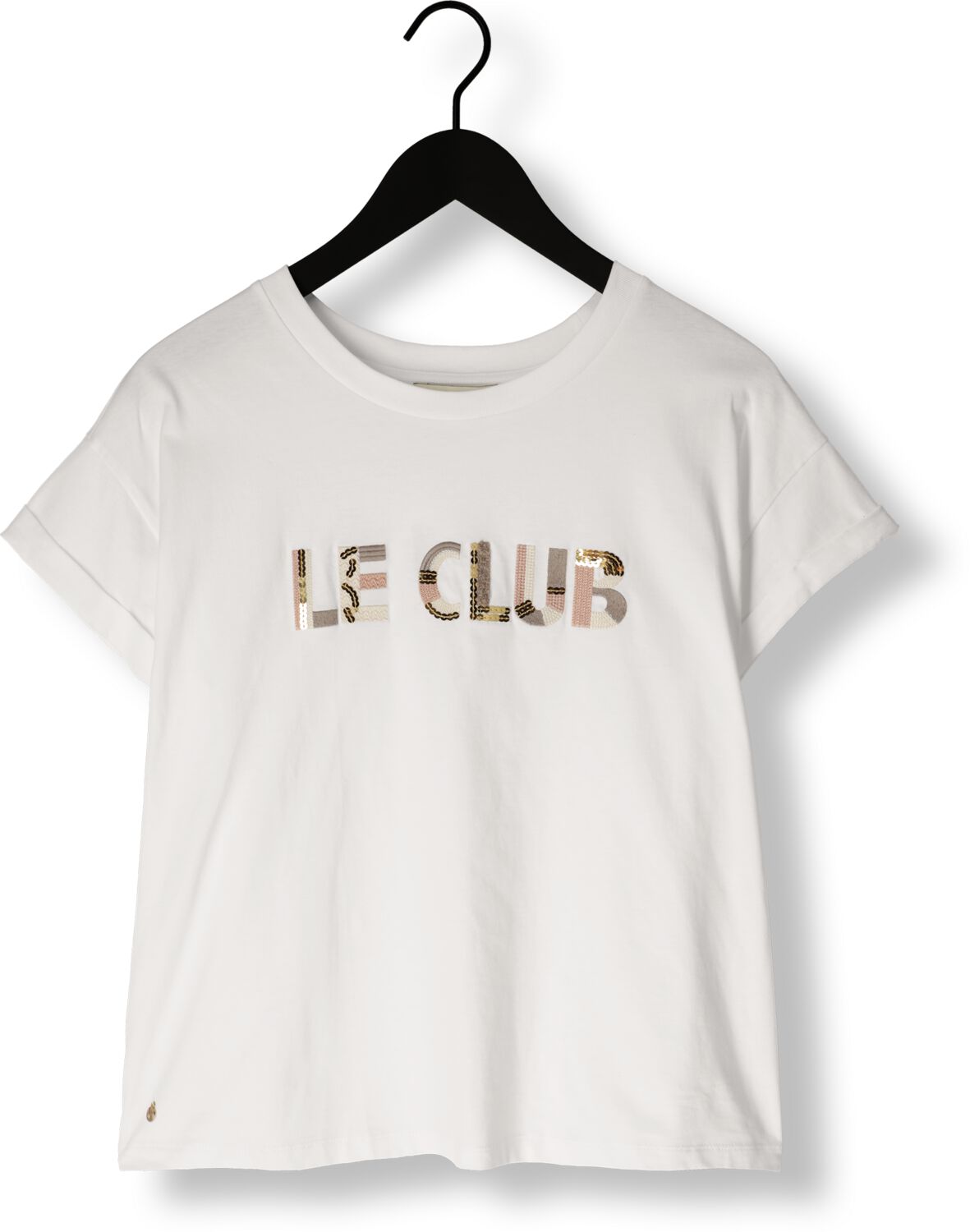 NUKUS Dames Tops & T-shirts Femke Shirt Le Club Gebroken Wit