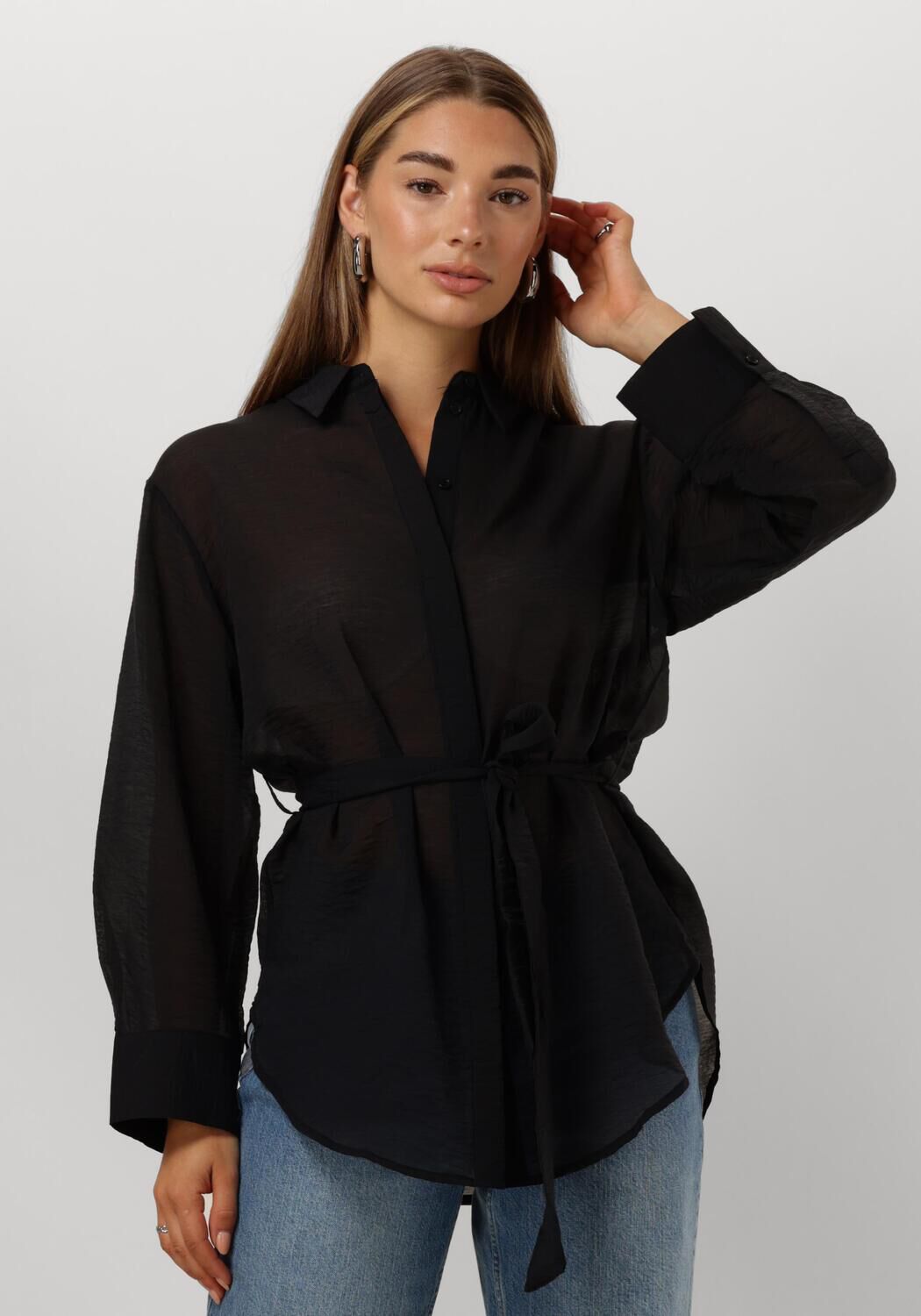 Moss copenhagen Zwarte Blouse Mschcarcella Stijl Black Dames