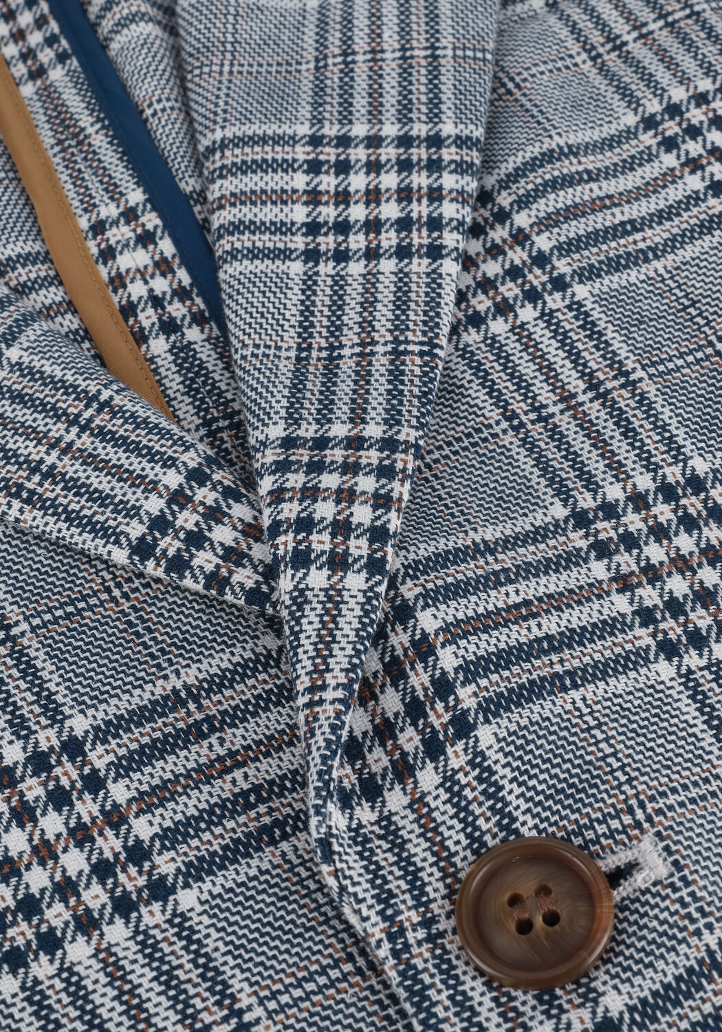 Donkerblauwe SELECTED MEN Colberts SLHSLIM-NOAH MULTI CHECK BLZ - large