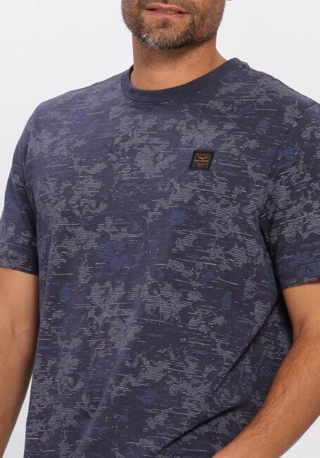 Blauwe PME LEGEND T-shirt AOP COTTON SLUB - large