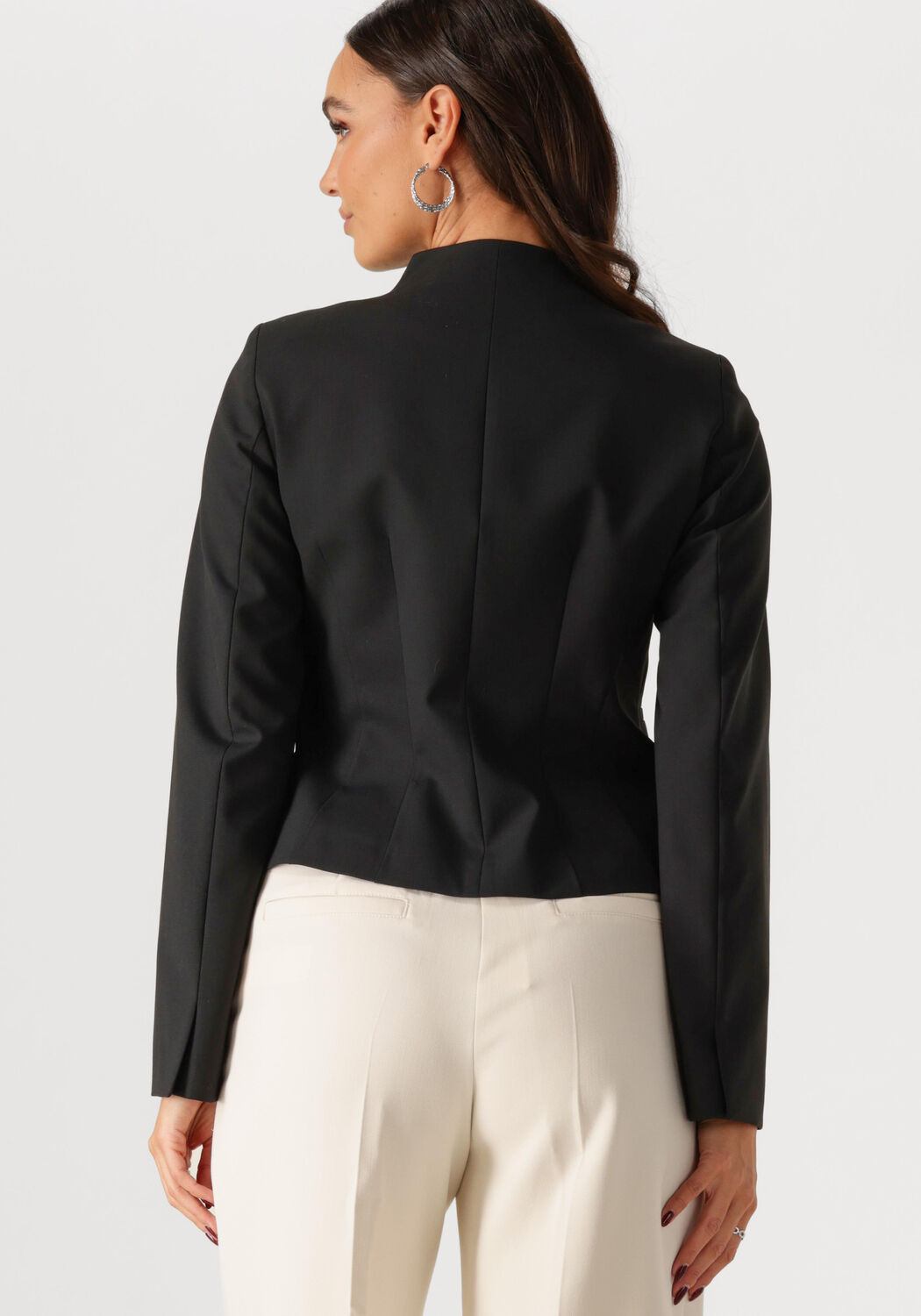 SELECTED FEMME Dames Blazers Slfeloise Ls High Neck Fitted Blazer Zwart