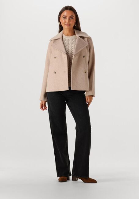 Beige SELECTED FEMME Trui SLFNELLY 2/4 KNIT O-NECKDA - large