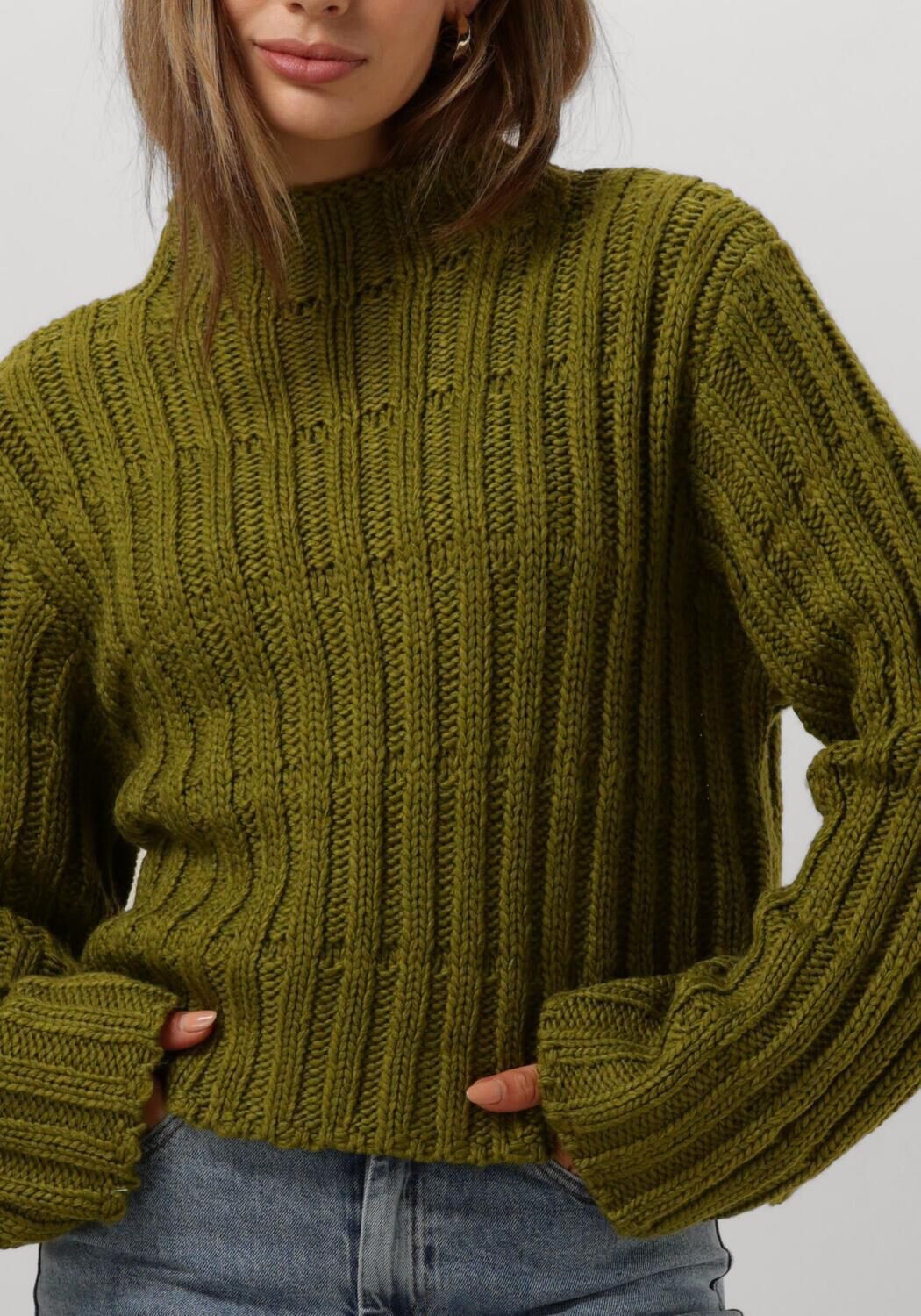 MODSTRÖM Modström Dames Truien & Vesten Felipemd Short T-neck Groen