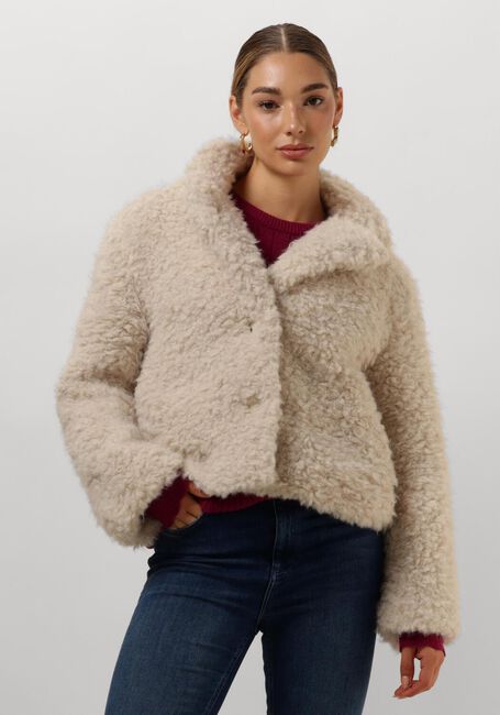 Creme ANOTHER LABEL Teddy jas BONNIE BLAZER - large