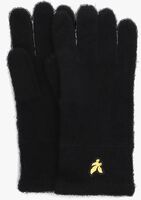 Zwarte LYLE & SCOTT Handschoenen RACKED RIB GLOVES - medium
