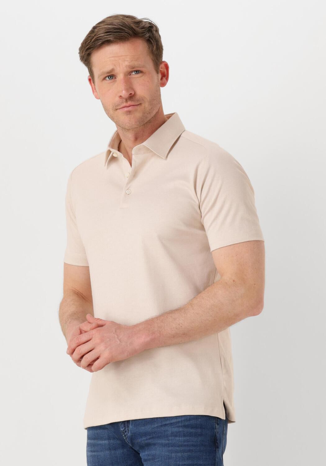 DESOTO Heren Polo's & T-shirts Polo Kent 1 2 Beige