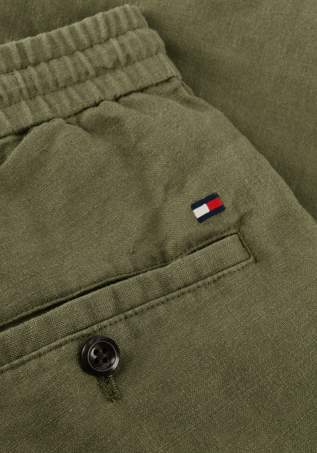 Groene TOMMY HILFIGER Korte broek DOVER 8 PO SORONA LINEN 2/2 - large
