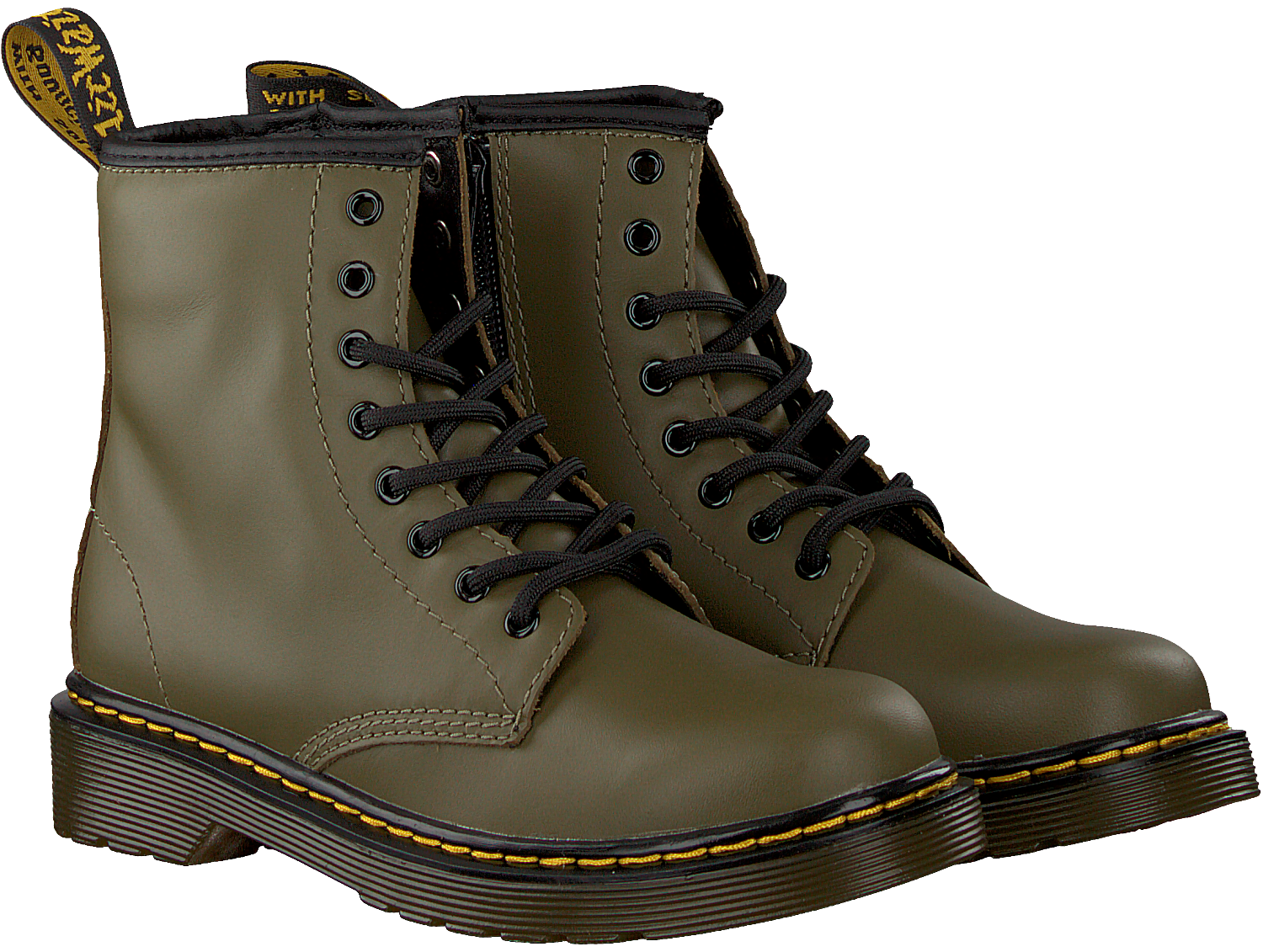 Groene DR MARTENS Veterboots 1460 J ROMARIO | Omoda