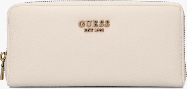 Beige GUESS Portemonnee ZED SLG LARGE ZIP AROUND - large