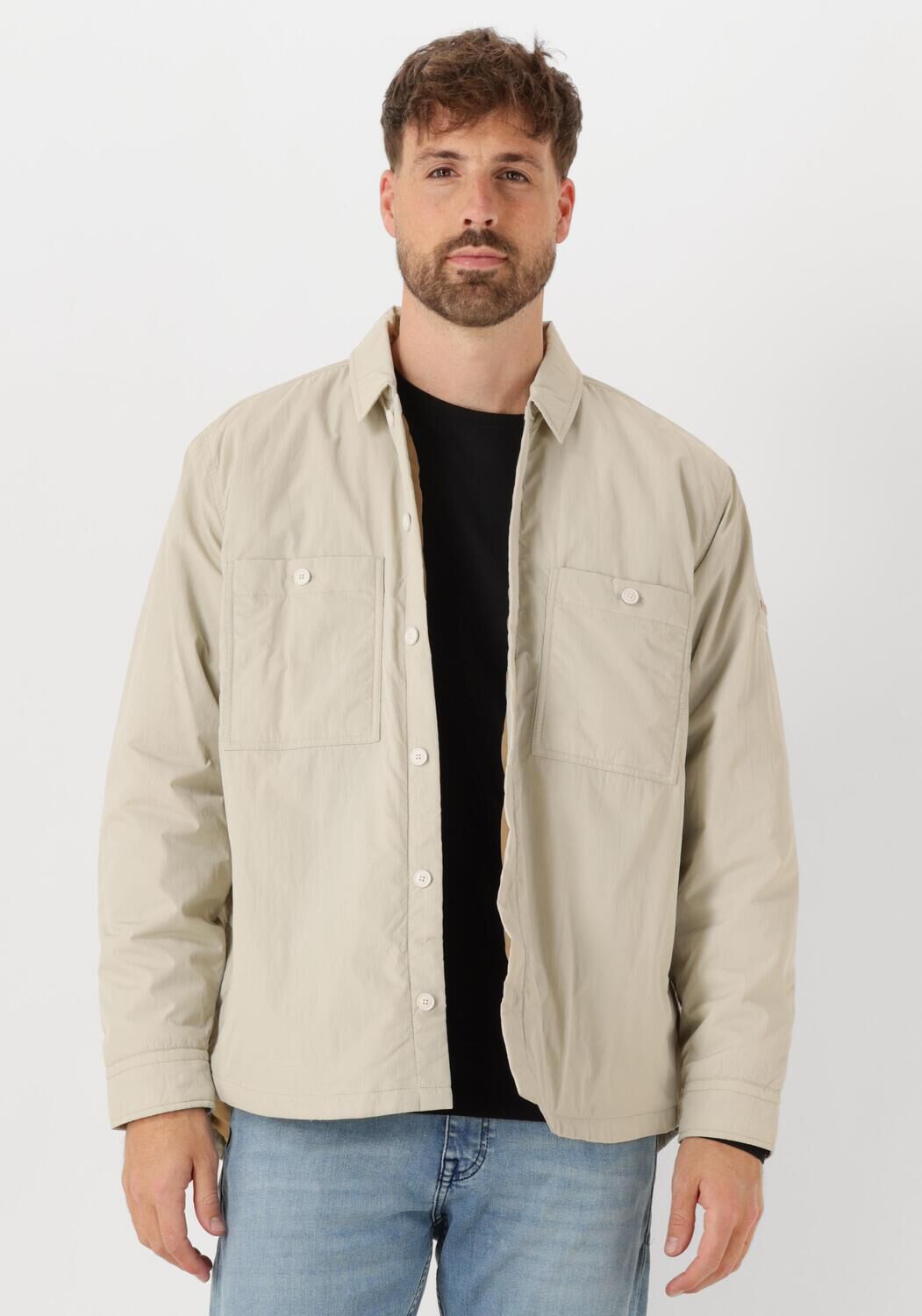 Boss Orange Regular fit overhemdjack met borstzakken model 'Locky'