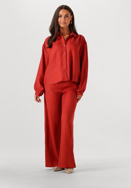 Rode YDENCE Wijde broek PANTS MARIELLE - large