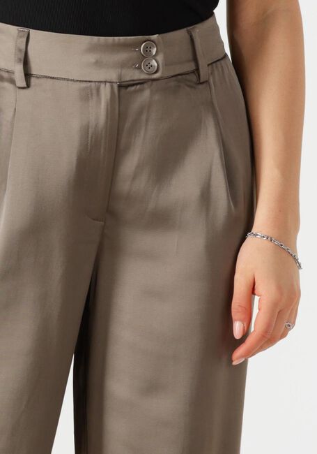 Taupe WITHBLACK Pantalon WBLMILAN SATEEN WIDE PANT - large