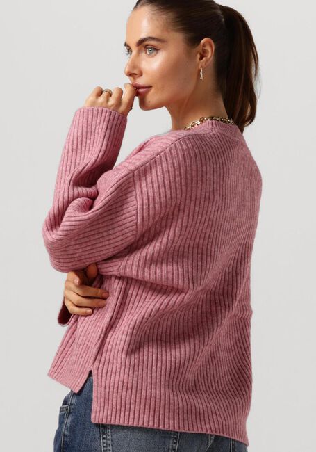 Roze CO'COUTURE Trui ROW BOX O-KNIT - large