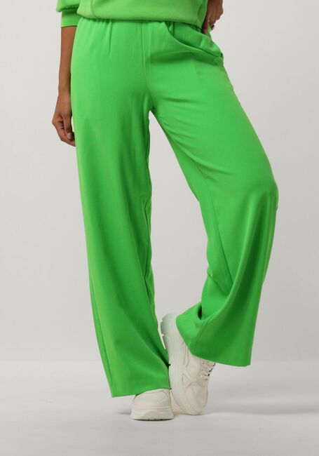 Groene SELECTED FEMME Wijde broek SLFTINNI-RELAXED MW WIDE PANT N - large