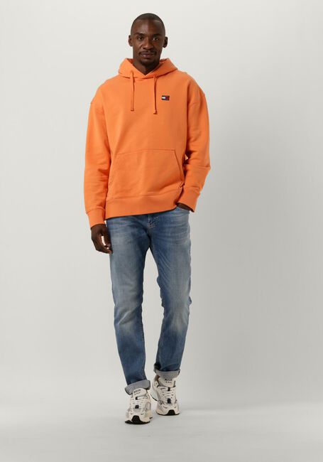 Oranje TOMMY JEANS Sweater TJM RLX XS BADGE HOODIE - large
