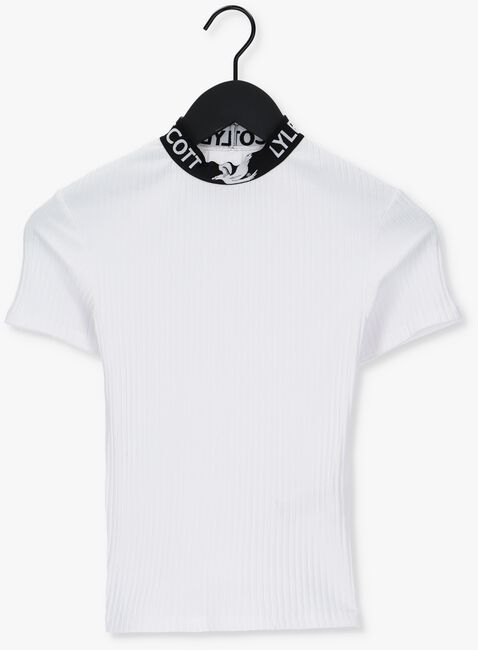 Witte LYLE & SCOTT Top BRANDED COLLAR T-SHIRT - large