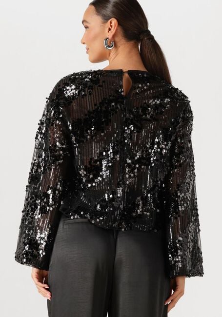 Zwarte EDITED Tops & T-shirts XAVIA OVERSIZE LONGSLEEVE - large