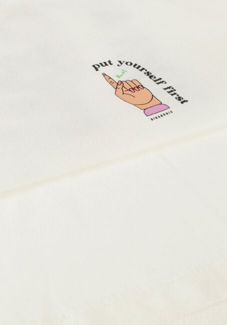 Witte NIK & NIK T-shirt YOURSELF FIRST T-SHIRT - large